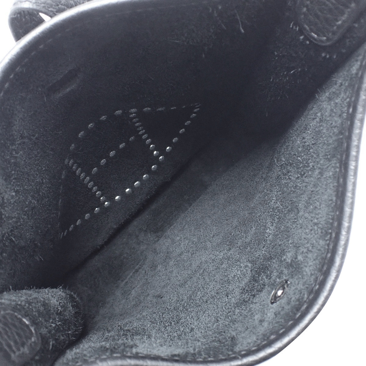Evelyne TPM Taurillon Clemence Palladium Hardware Black Silver Hardware Y stamp