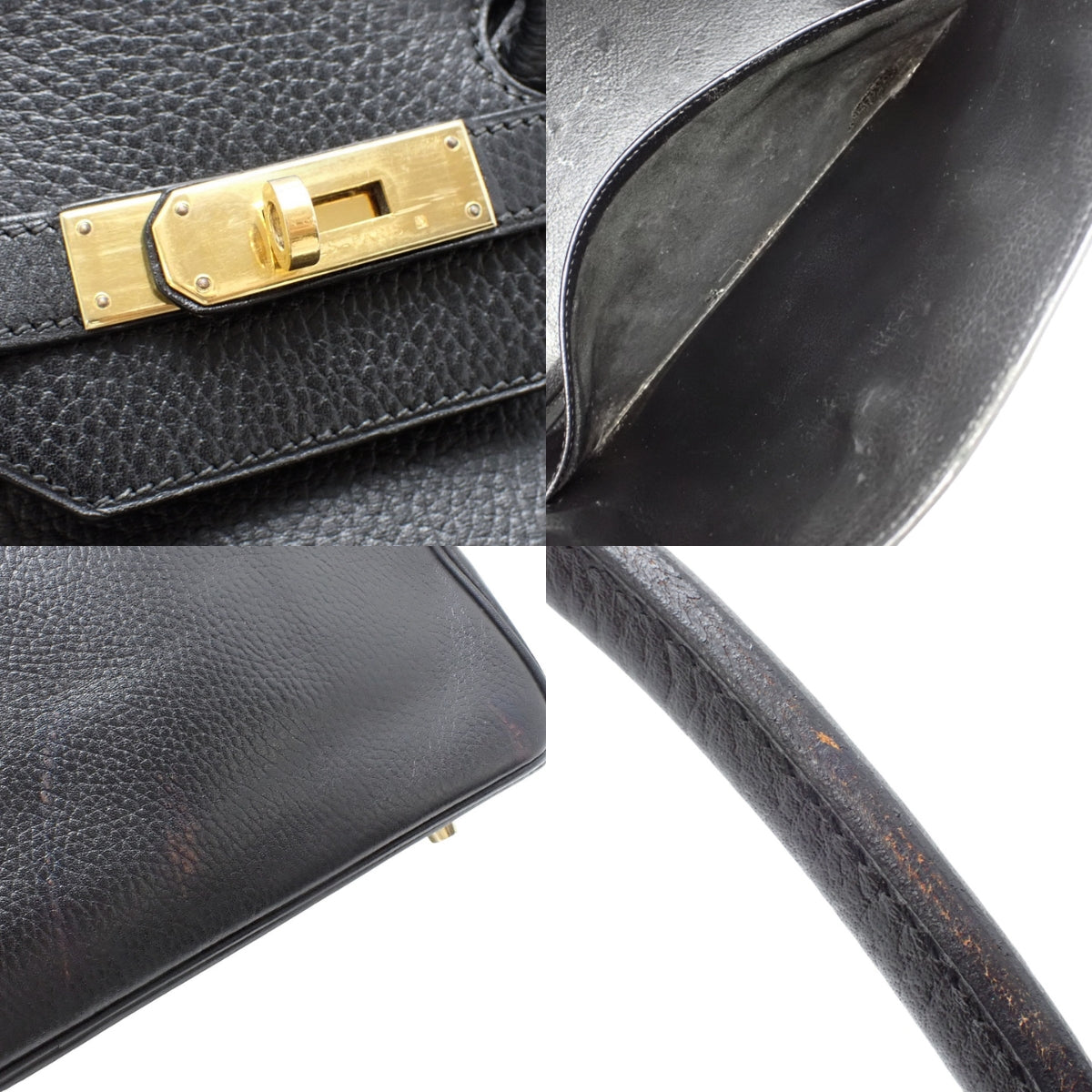 Birkin 35 Ardennes Black GHW □B stamp