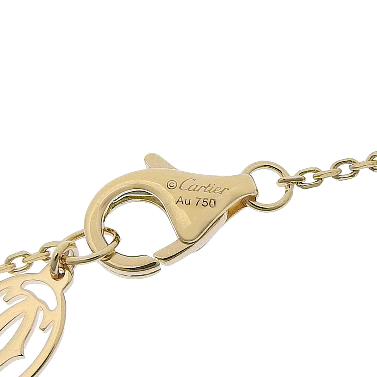 Damour Necklace XS Diamond K18YG 2.1g