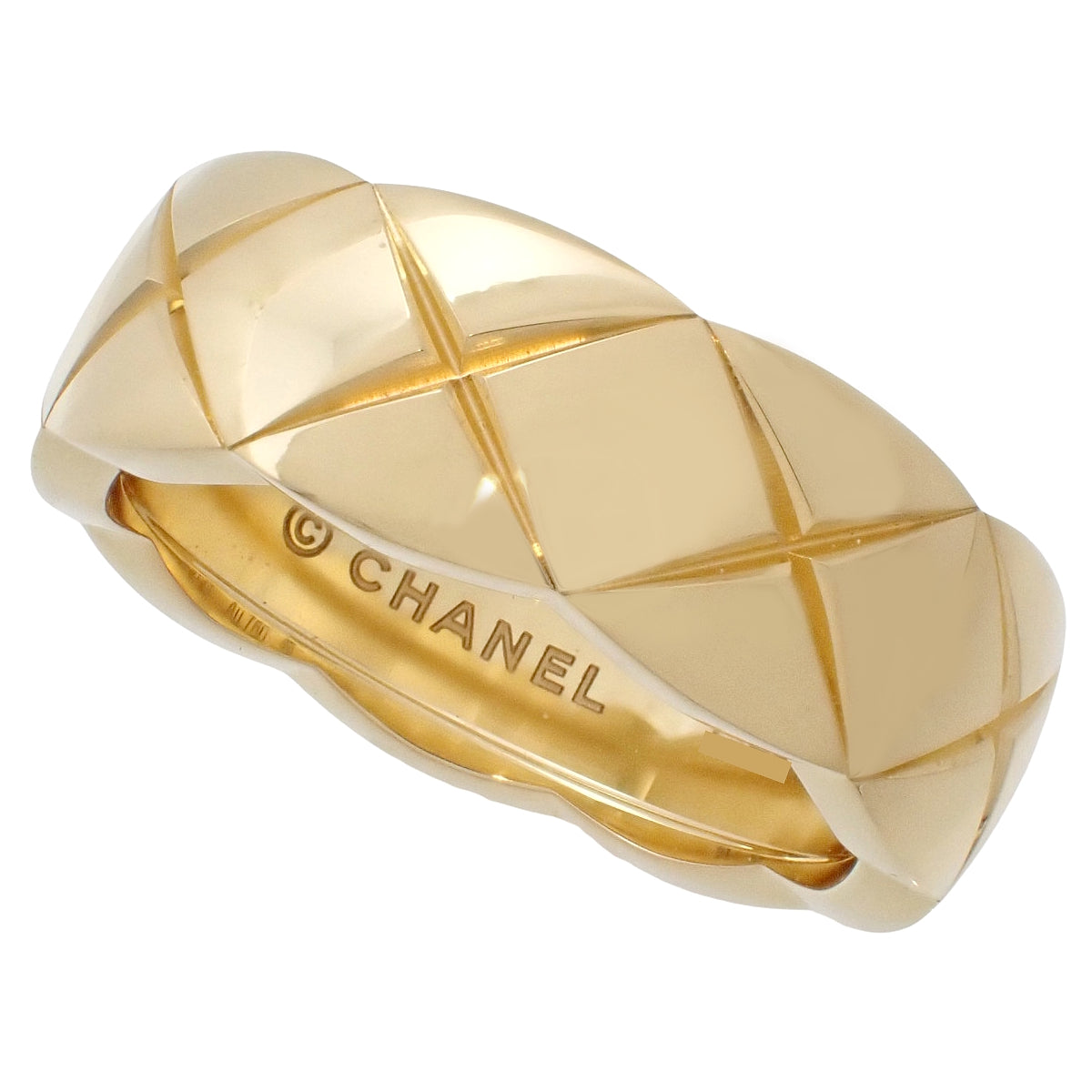 可可小姐戒指 中号 黄18K金 51号 6.6克