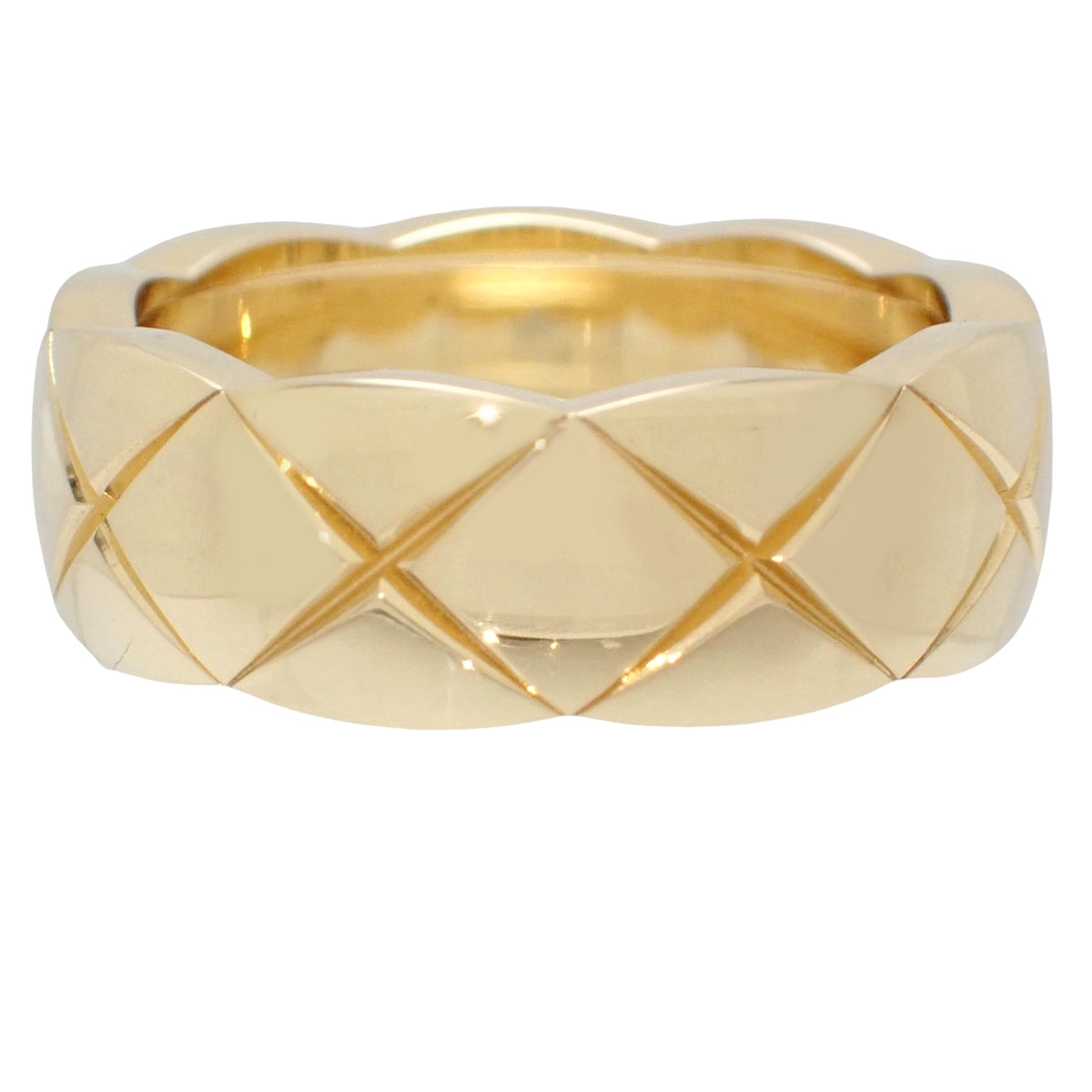 Coco Crush Ring Medium Yellow Gold K18YG 51 6.6g