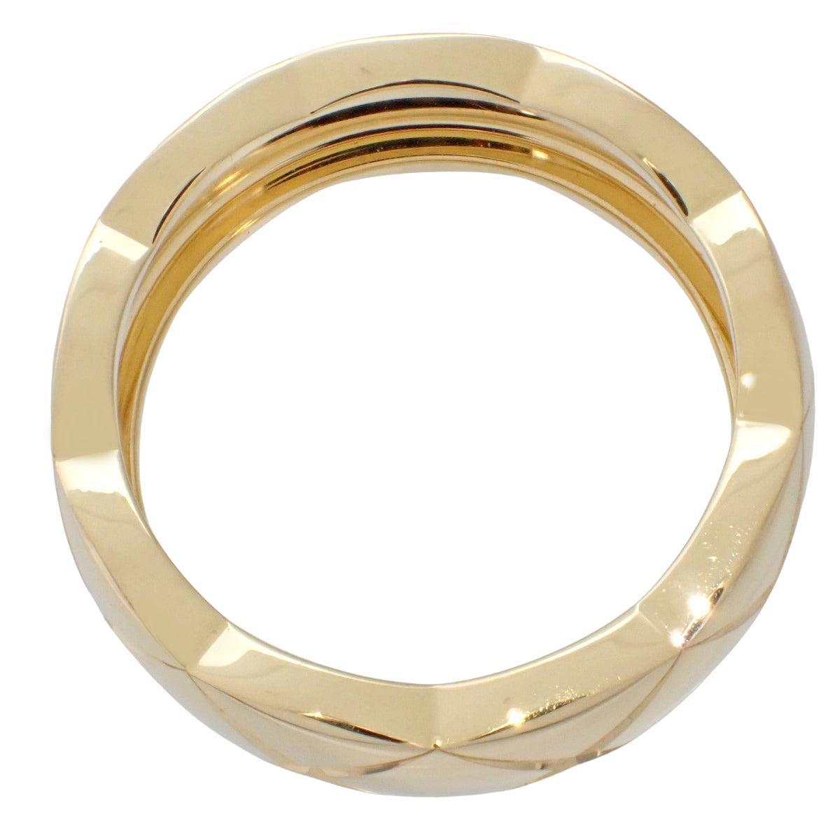 Coco Crush Ring Medium Yellow Gold K18YG 51 6.6g