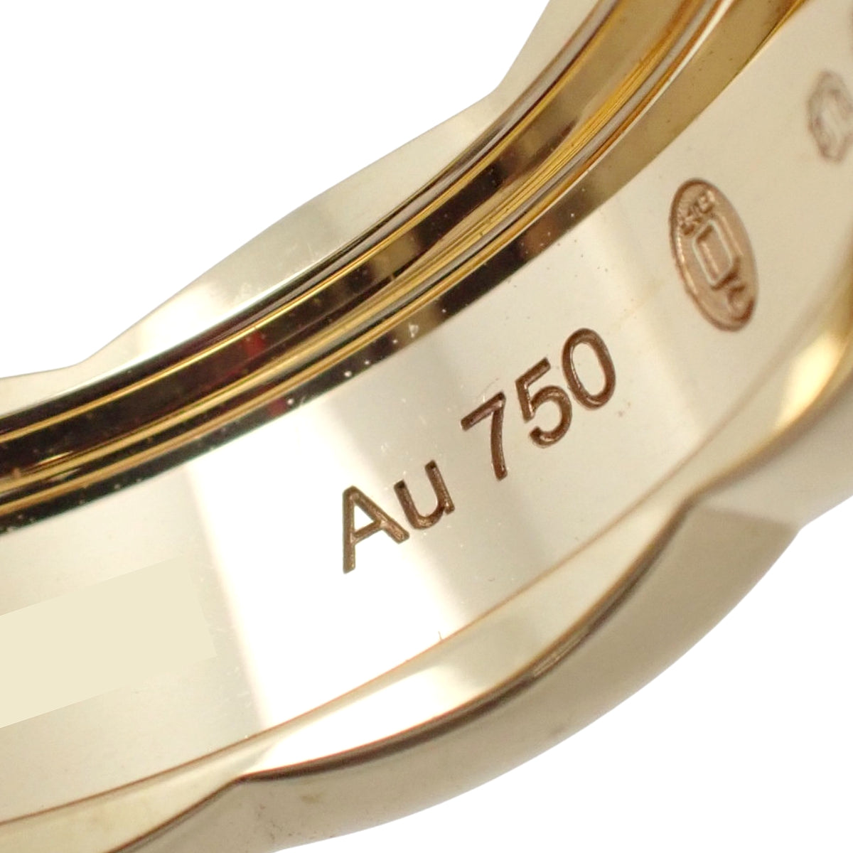 Coco Crush Ring Medium Yellow Gold K18YG 51 6.6g