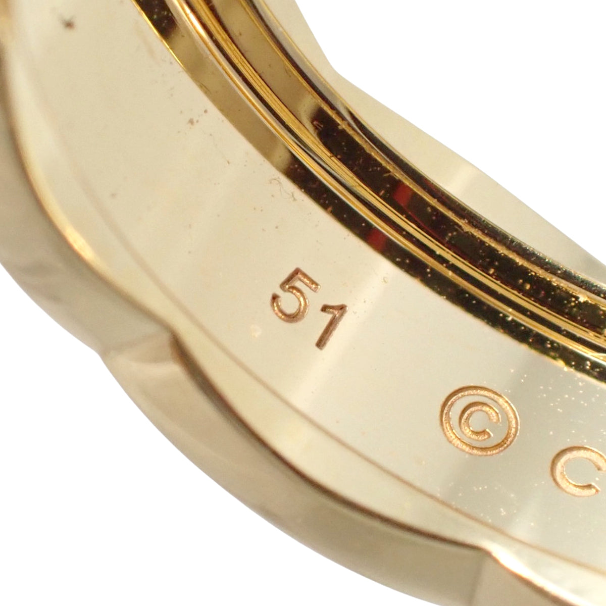 Coco Crush Ring Medium Yellow Gold K18YG 51 6.6g