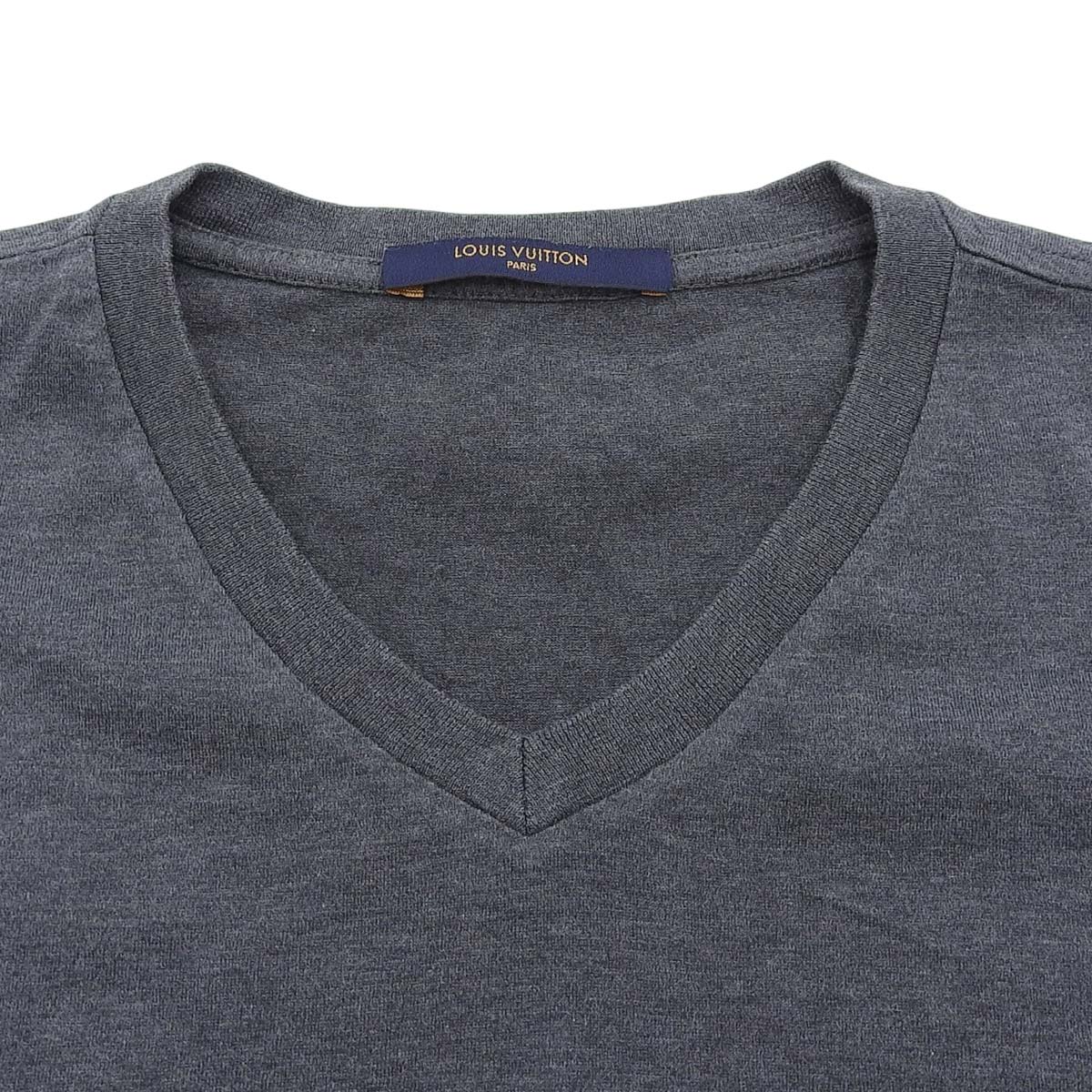 Vネック ロゴ刺繍Tシャツ 2020年 M RM202Q