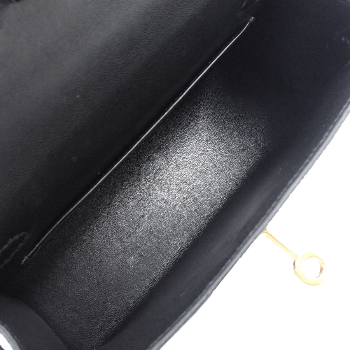 ミニケリー ヴォーエプソン ブラック ゴールド金具 U刻印