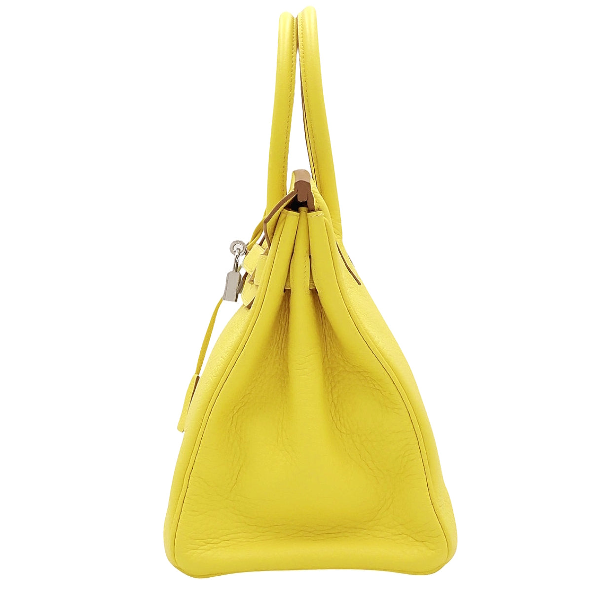 Birkin 30 Taurillon Clemence 皮革 钯金配件 青柠色 银扣 Z刻印