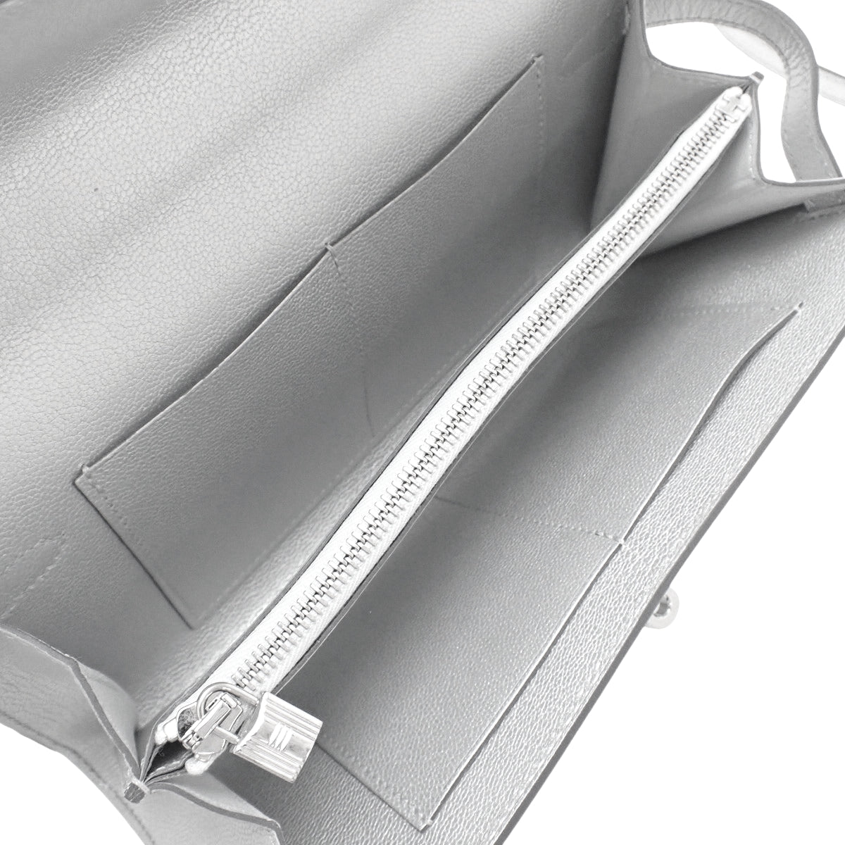 Kelly Wallet To Go Chevre Shomkila Arjan 银扣 K刻印