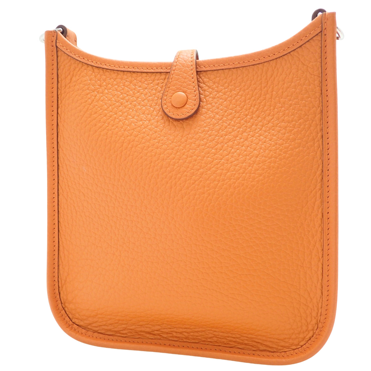 Evelyne Amazon TPM Taurillon Clemence Palladium Hardware Orange Silver Hardware B stamp