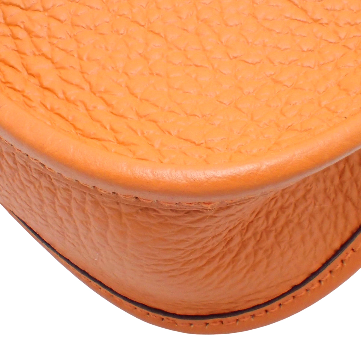 Evelyne Amazon TPM Taurillon Clemence Palladium Hardware Orange Silver Hardware B stamp