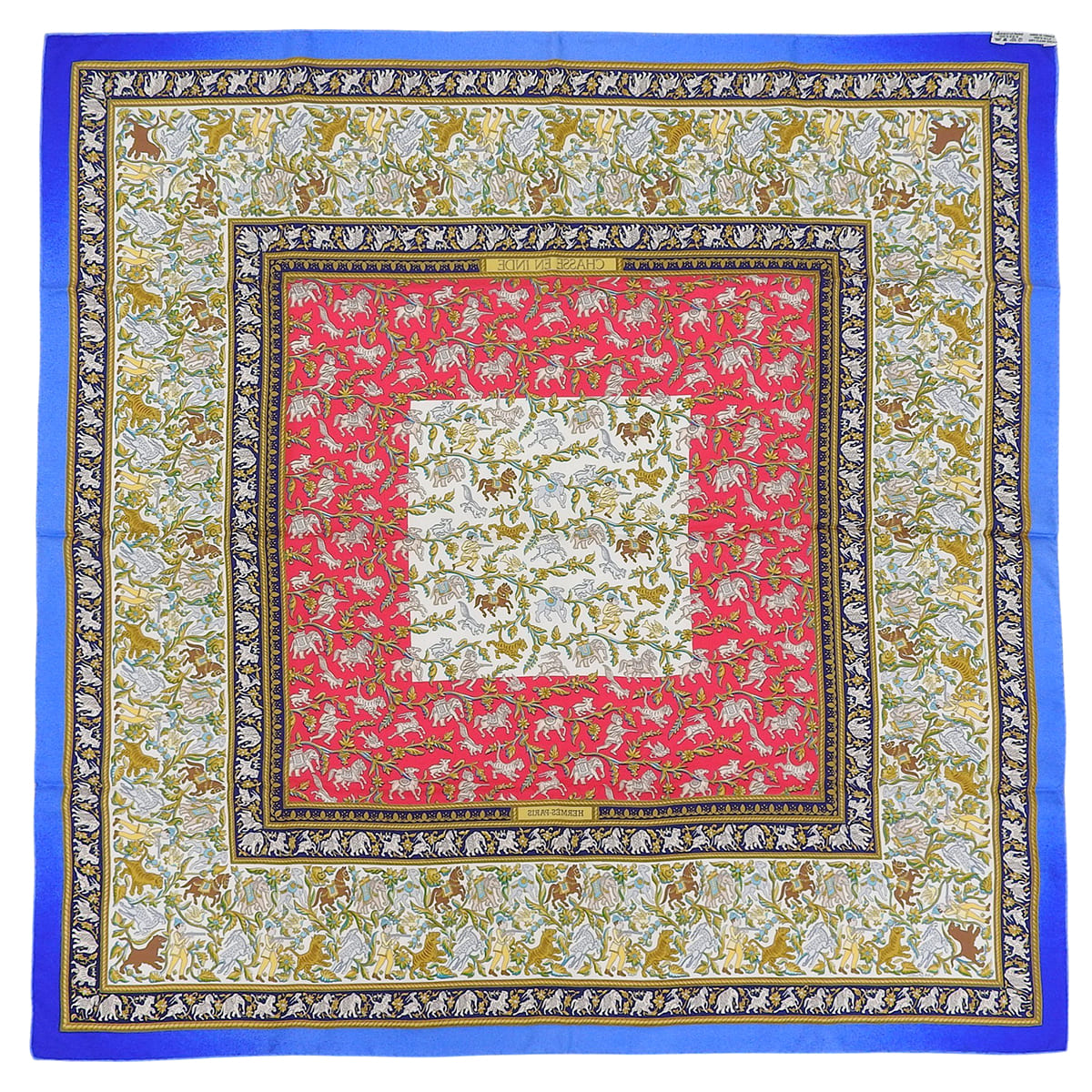 HUNTING IN INDIA Carre 90 Silk