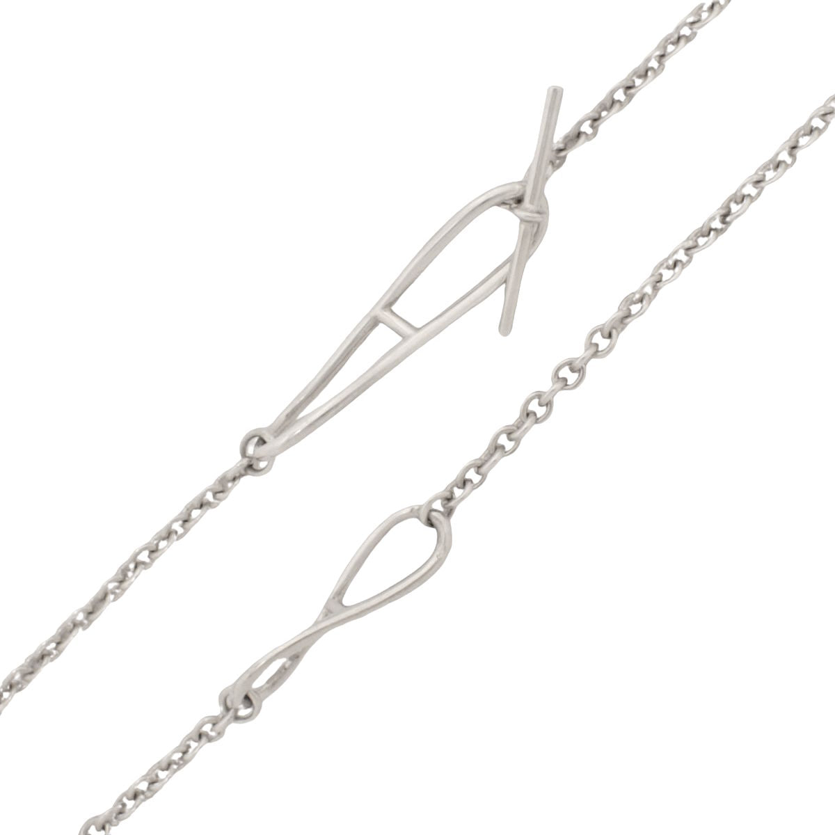 Chaine d'Ancre Twist Long Necklace SV925