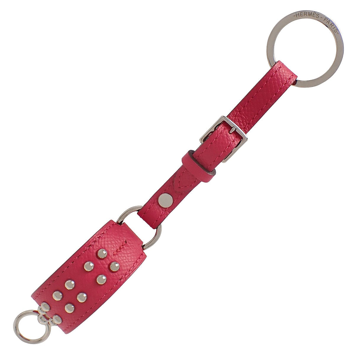 Collier de Chien Anno Veau Epsom Palladium Hardware Rose Extreme Silver Hardware A stamp