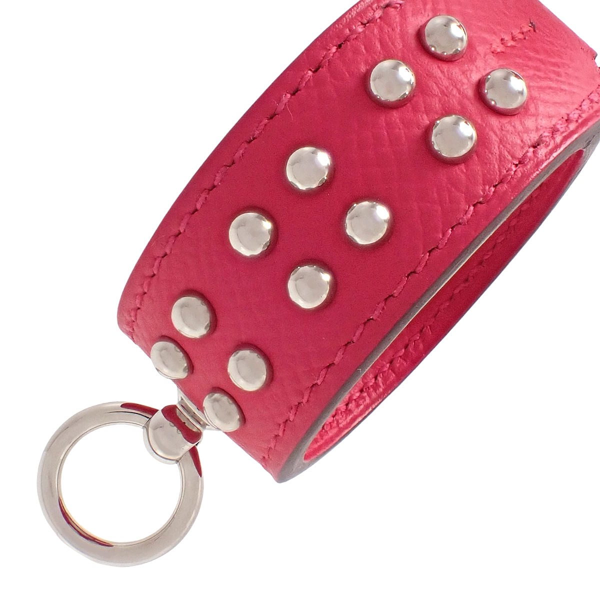 Collier de Chien Anno Veau Epsom Palladium Hardware Rose Extreme Silver Hardware A stamp