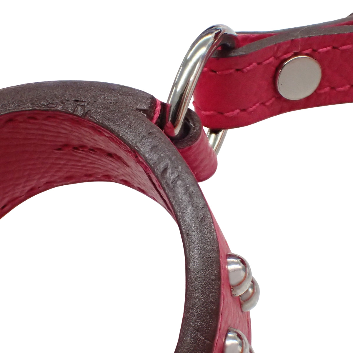 Collier de Chien Anno Veau Epsom Palladium Hardware Rose Extreme Silver Hardware A stamp