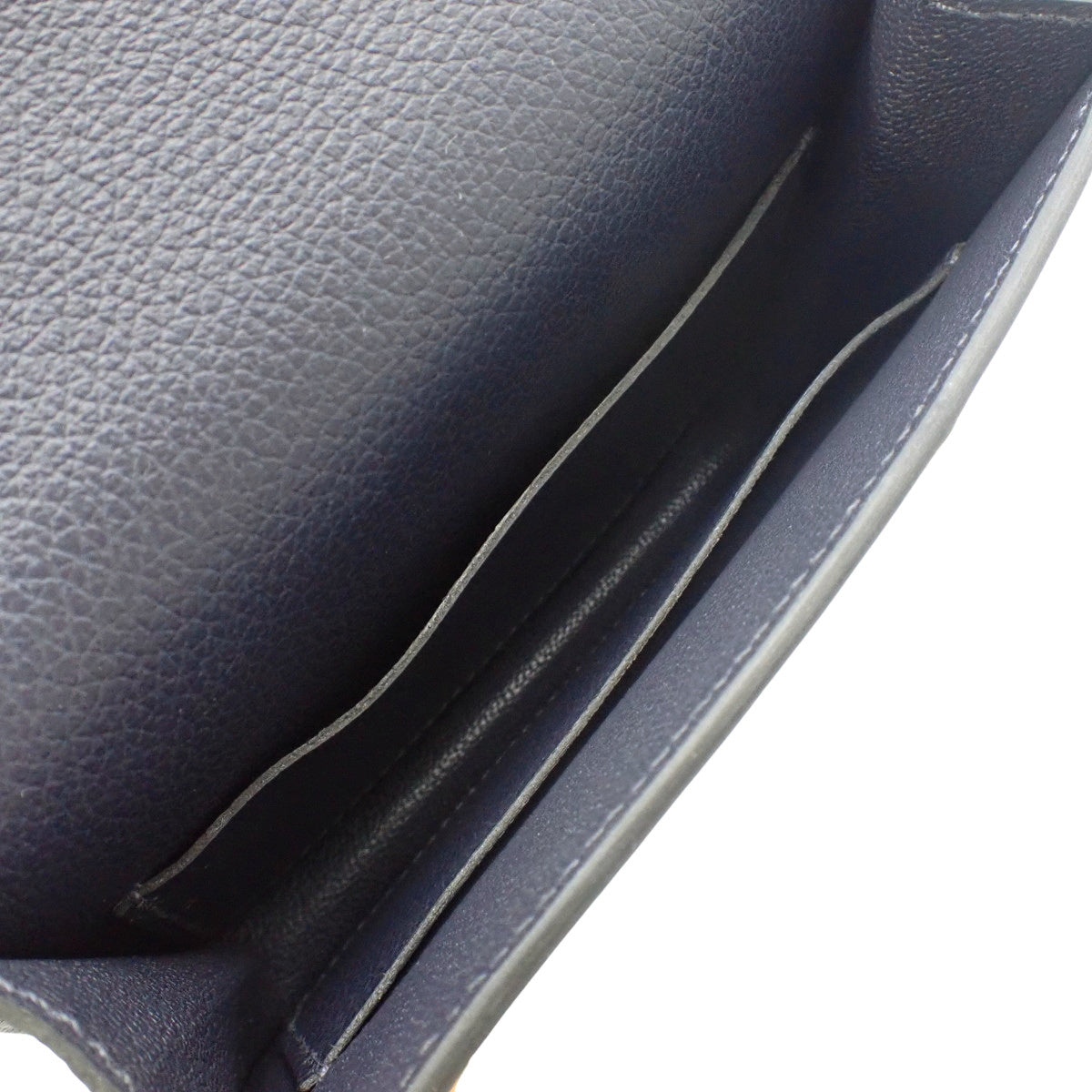 Lowrys Luly Slim Evercolor Bleu Nuit 金色五金 W刻印