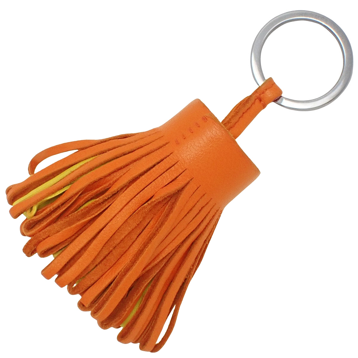 Carmencita Tricolor Agneau Milo Palladium hardware Orange Poppy Lime Vert Fizz