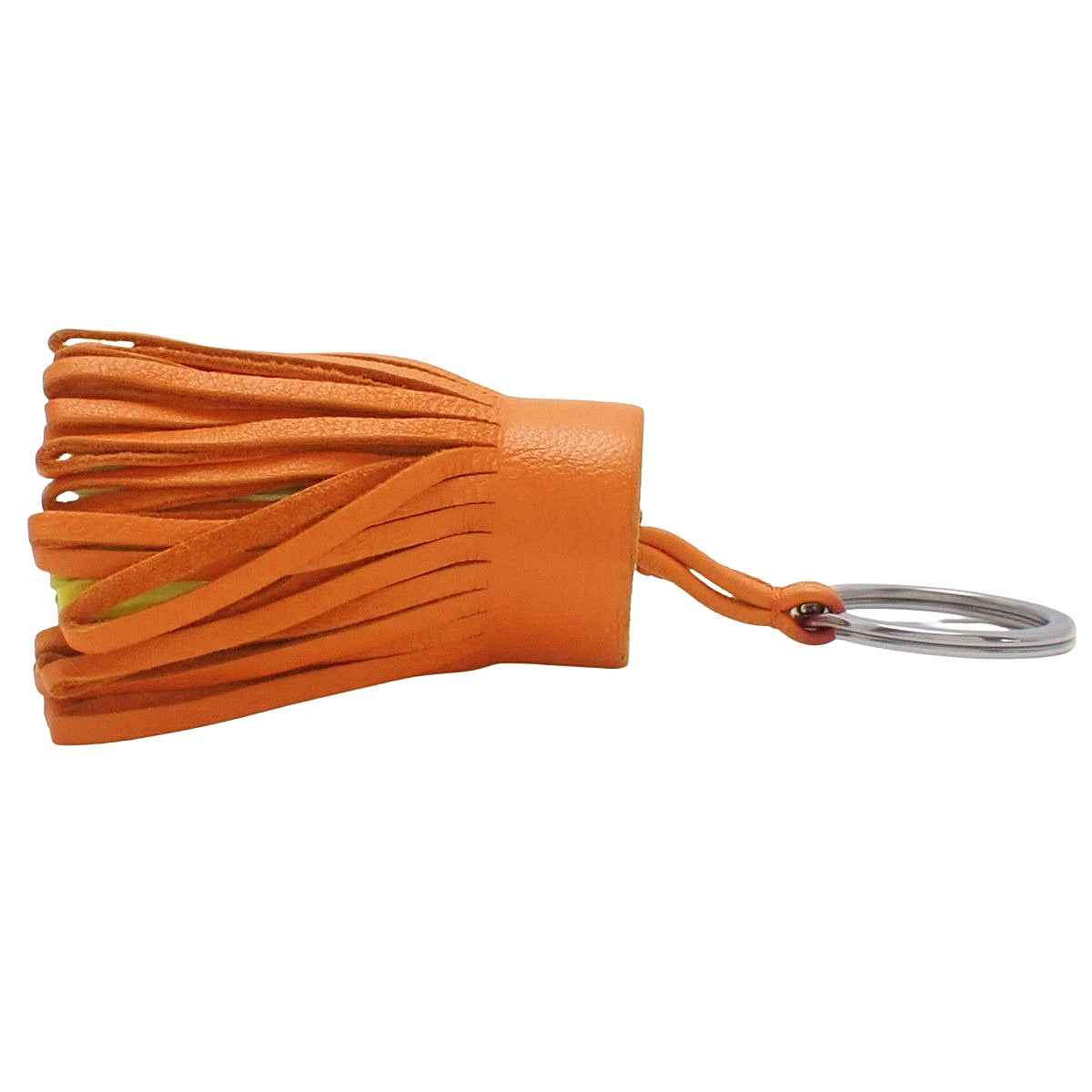 Carmencita Tricolor Agneau Milo Palladium hardware Orange Poppy Lime Vert Fizz