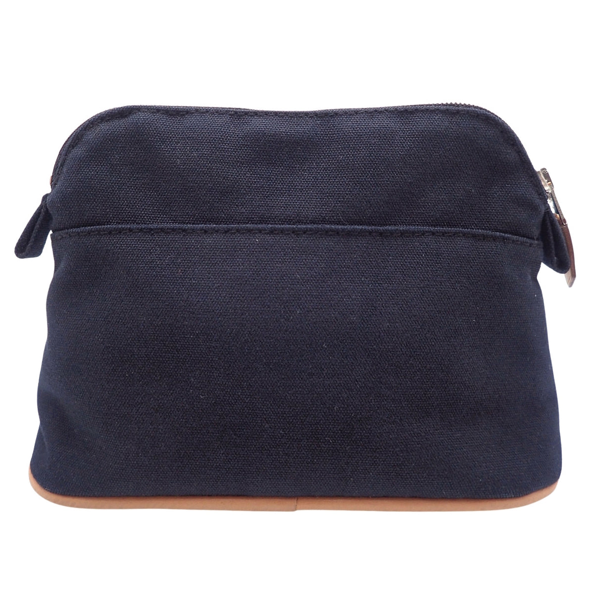 Bolide Pouch 20 Canvas Leather Palladium Hardware Black Silver Hardware