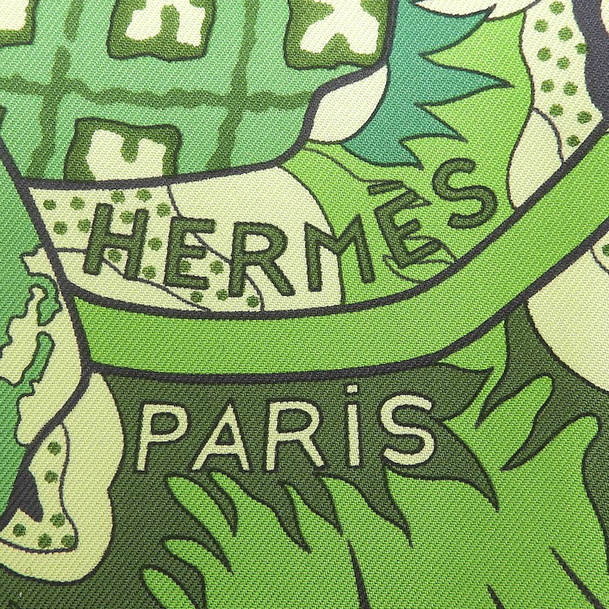 FLEURS D'INDIENNES インドの花 カレ90 シルク