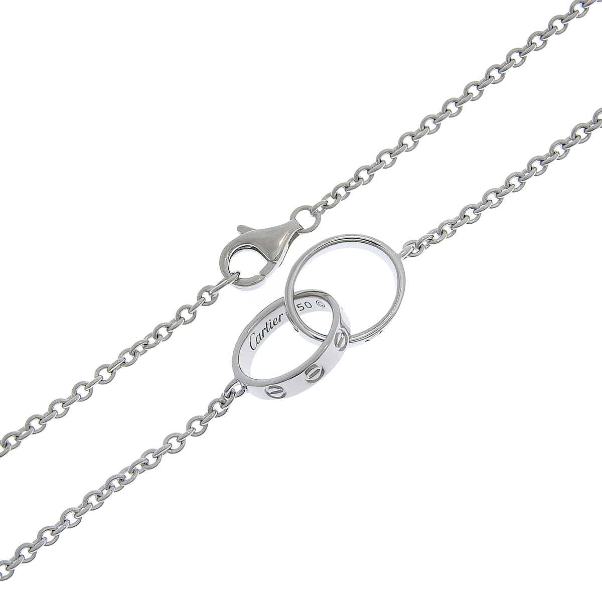 LOVE ペンダント ホワイトゴールド K18WG 7.1g