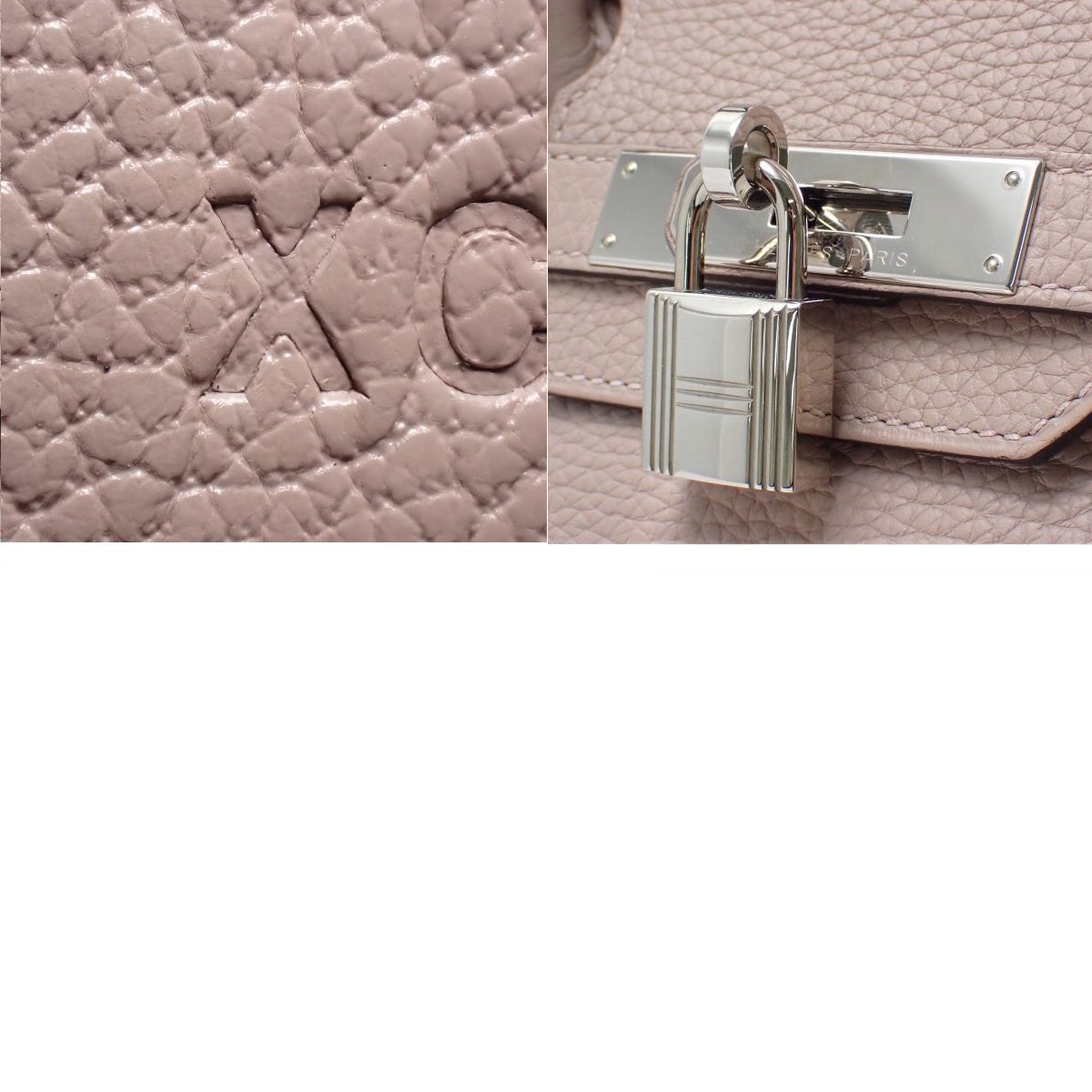 Birkin 30 Togo Palladium Hardware Glycine X Stamp