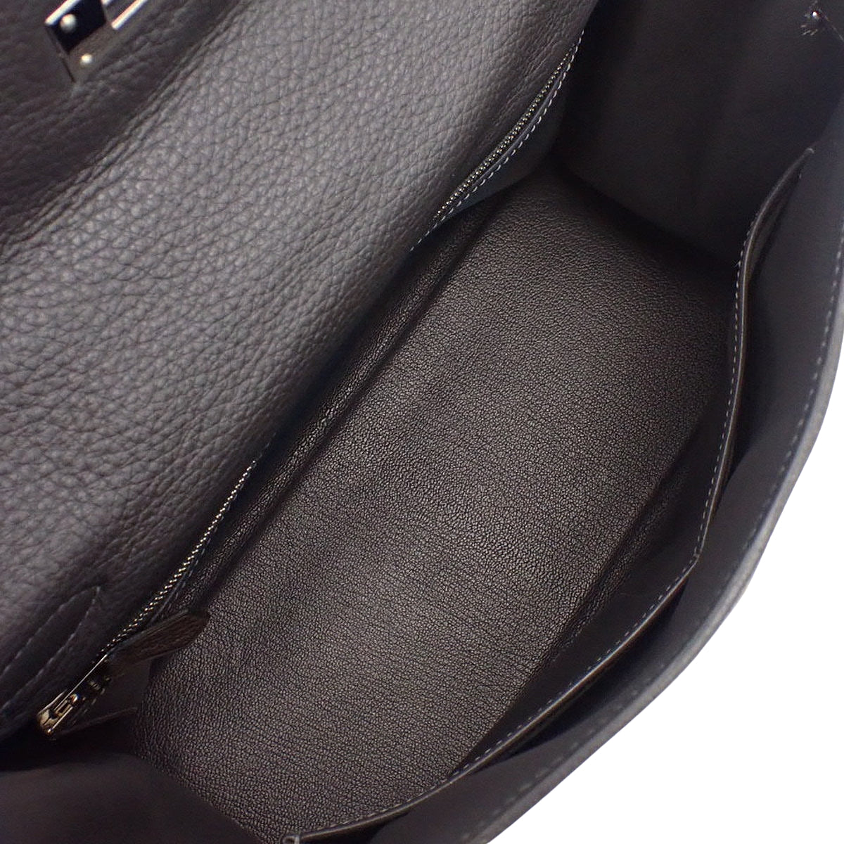 ケリー28(内縫い) トゴ パラジウム金具 グラファイト シルバー金具 □J刻印