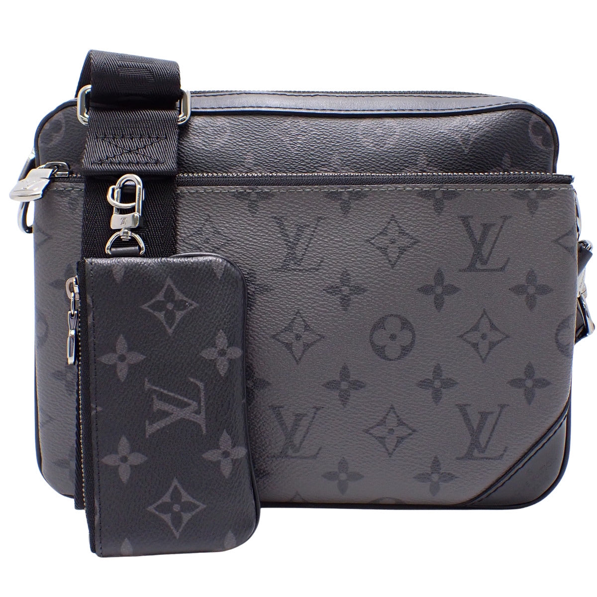 Monogram Eclipse/Monogram Eclipse Reverse Trio Messenger Monogram Eclipse Monogram Eclipse Reverse 黑色 灰色 M69443