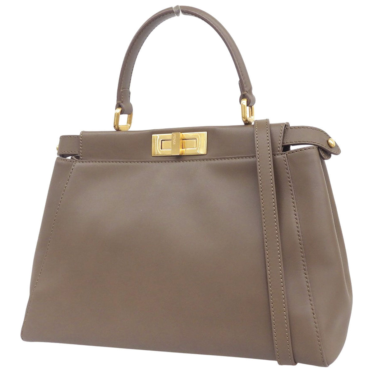 Peekaboo Regular 小牛皮 蟒蛇纹 灰褐色 8BN226
