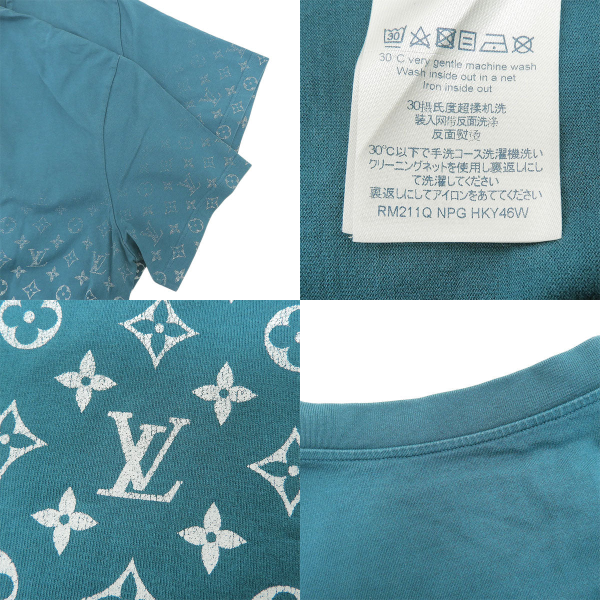 モノグラム グラディエント Tシャツ 2021年 XXL RM211Q