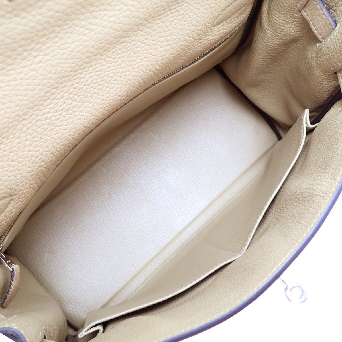 Kelly 28 (Sellier) Togo Palladium Hardware Trench Silver Hardware Z stamp