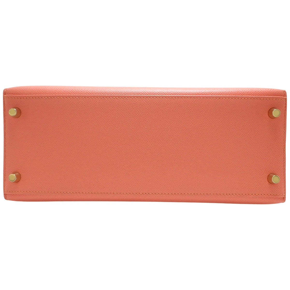 Kelly 28 (Sellier) Epsom leather Flamingo Gold hardware T stamp