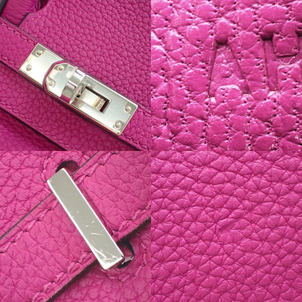 Birkin 25 Togo Palladium Hardware Rose Pourpre Silver Hardware A stamp