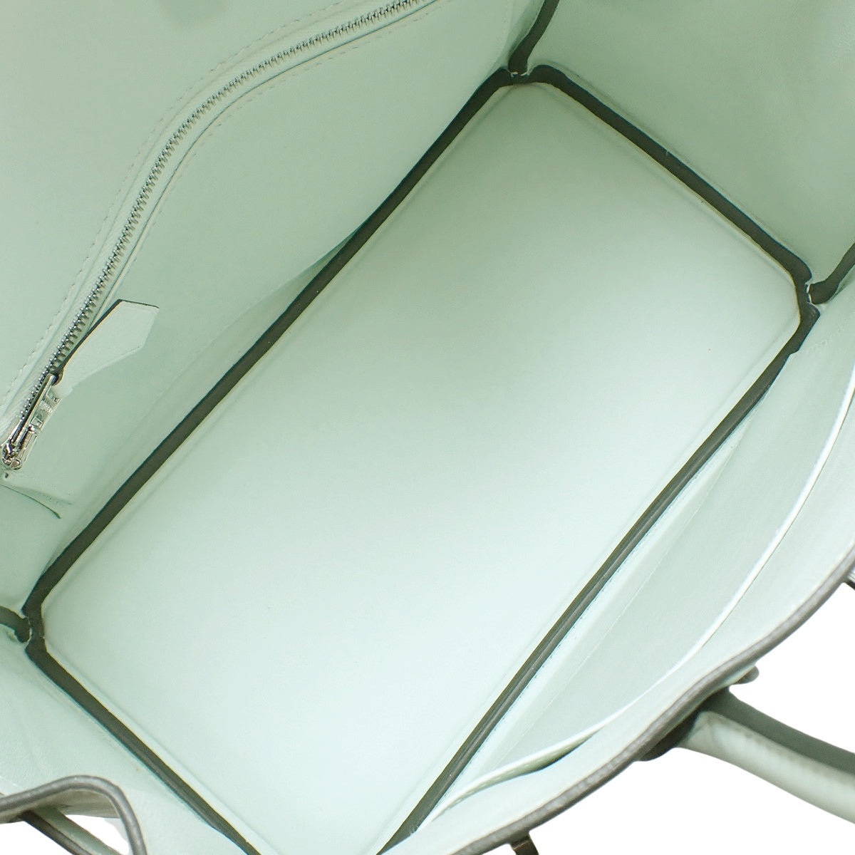Hermes Birkin 25 Veau Swift Palladium Hardware Vert Fizz Silver Hardware W stamp