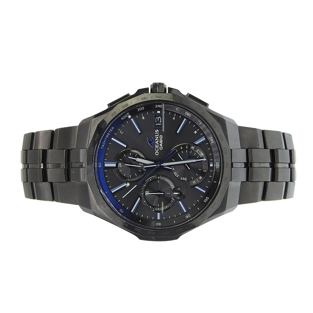 OCEANUS Manta OCW-S5000B-1AJF TI Black Solar Radio Men's Watch