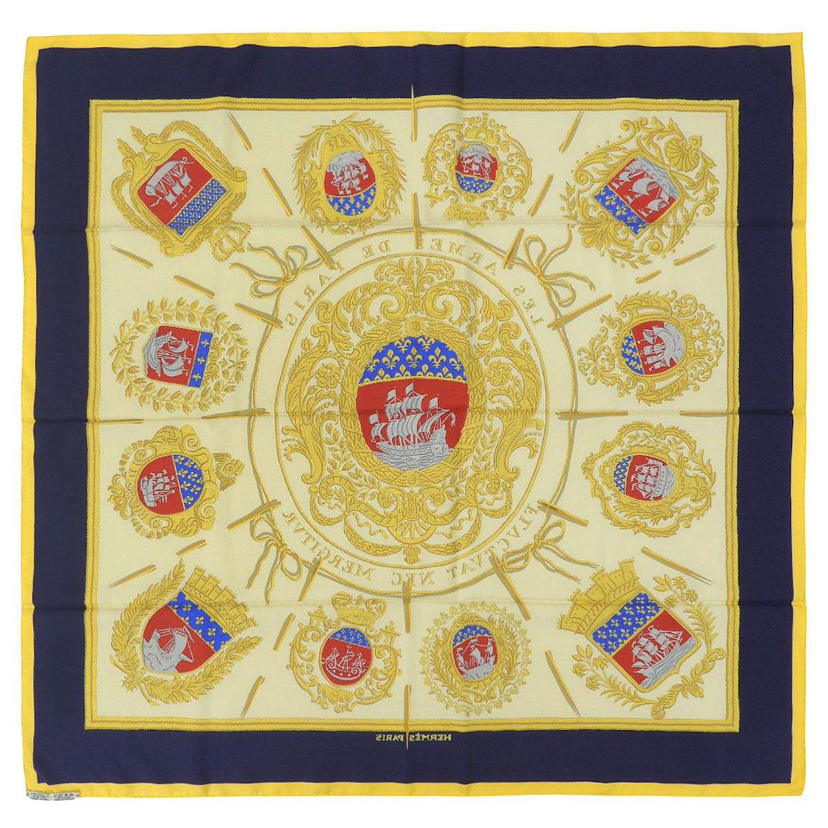 LES ARMES DE PARIS PARIS COAT OF ARMS Scarf 90 Silk