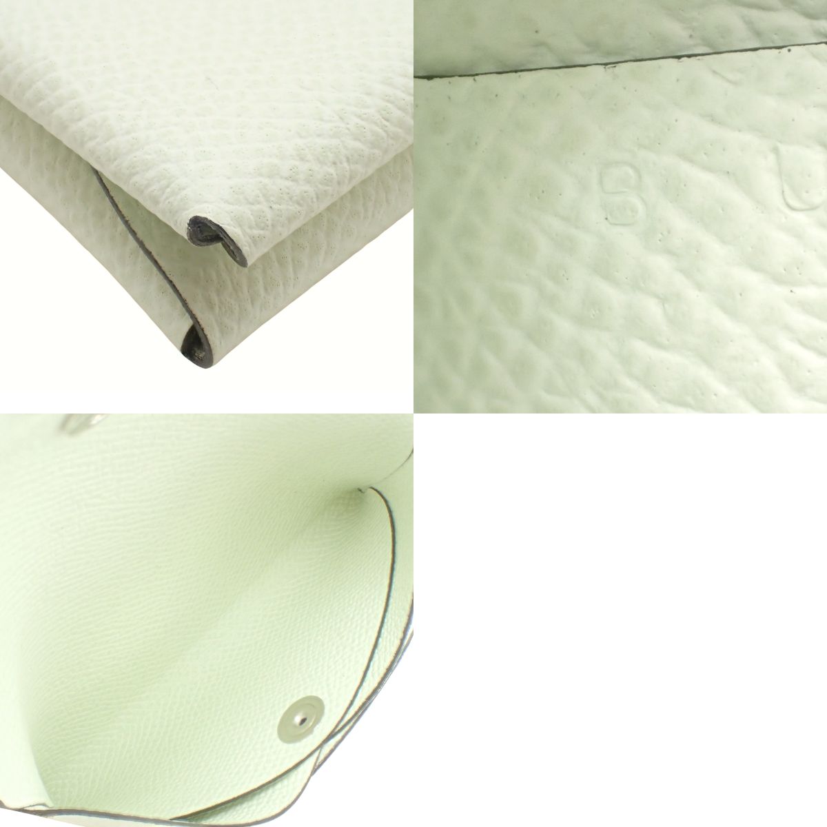 Calvi Duo Vau-Epsom Palladium Hardware Vert Fizz Silver Hardware B stamp