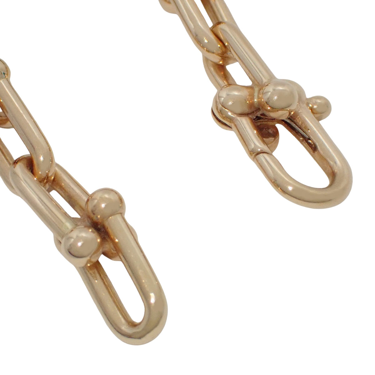 グラジュエイテッド リンク ネックレス K18PG 50.7g