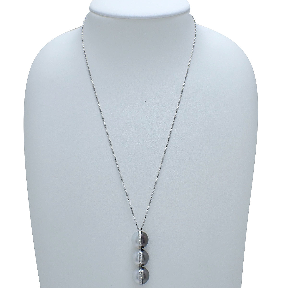 Balance Unite Pendant Diamond/Pearl K18WG 14.1g