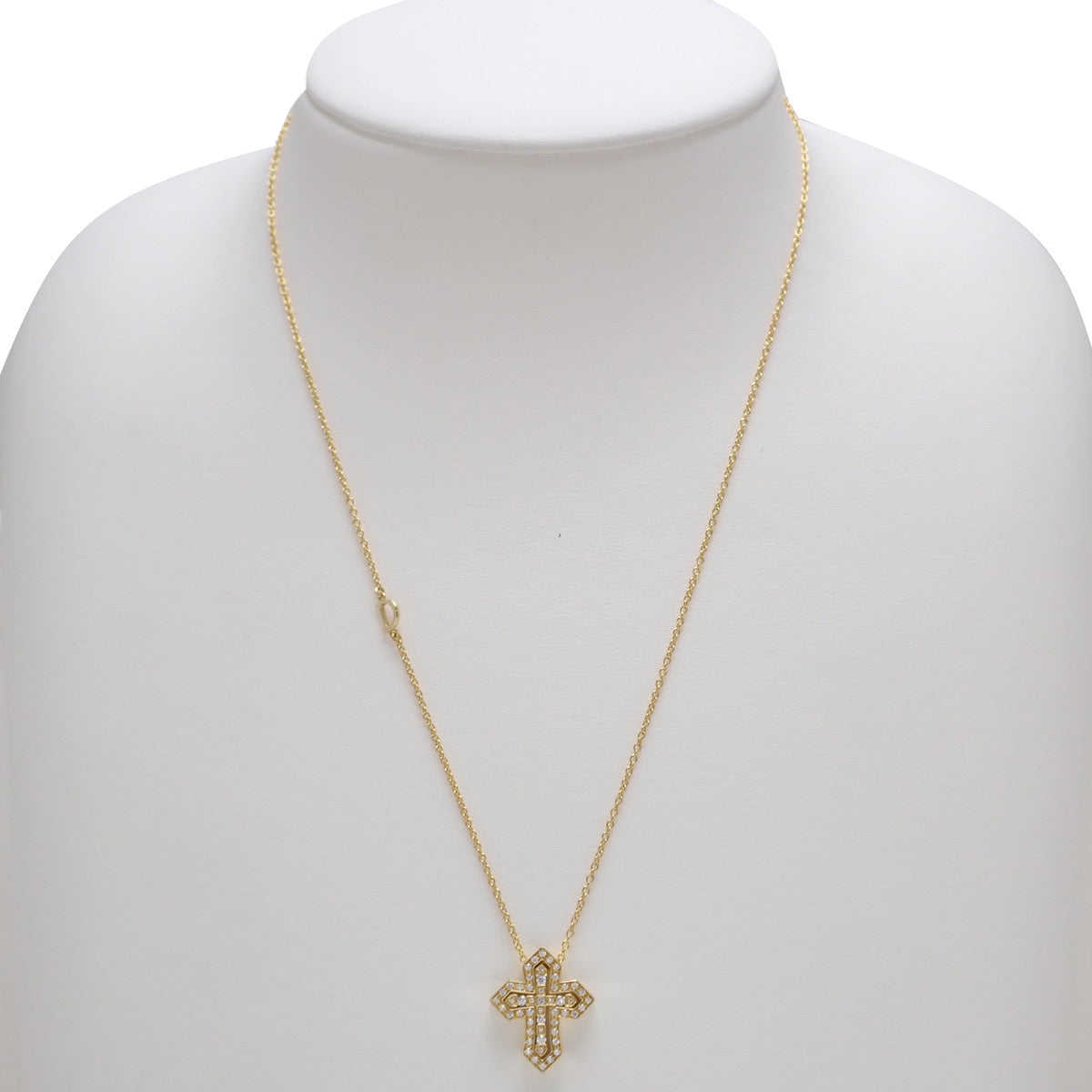 Belle Époque Crown Necklace Diamond K18YG 7.2g