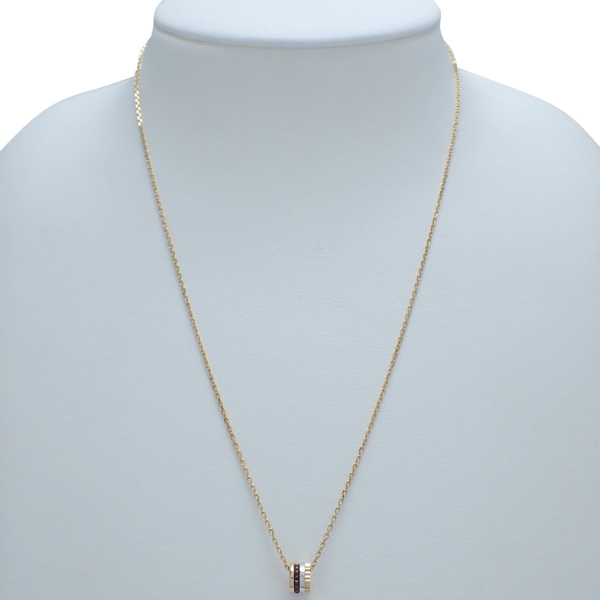 Quatre Classique Pendant, extra small, diamonds, 18K yellow gold, 18K pink gold, 18K white gold, 4.3g