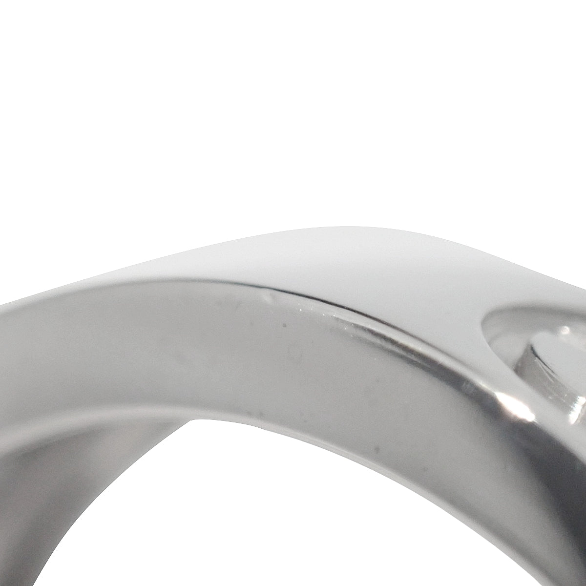 LOVE Earrings, White Gold K18WG, 9.0g