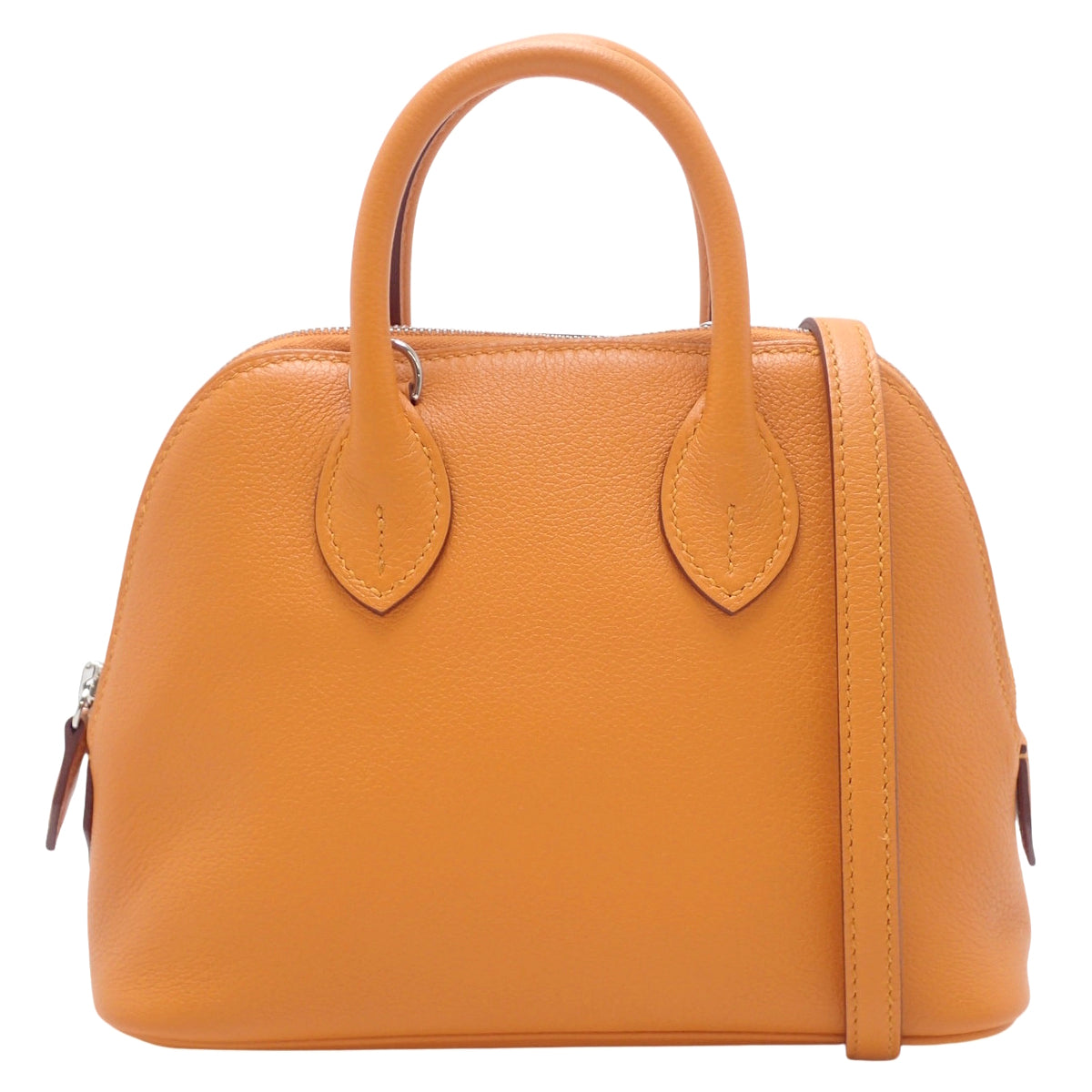 【未使用】ボリード1923 ミニ エバーカラー アプリコット シルバー金具 K刻印