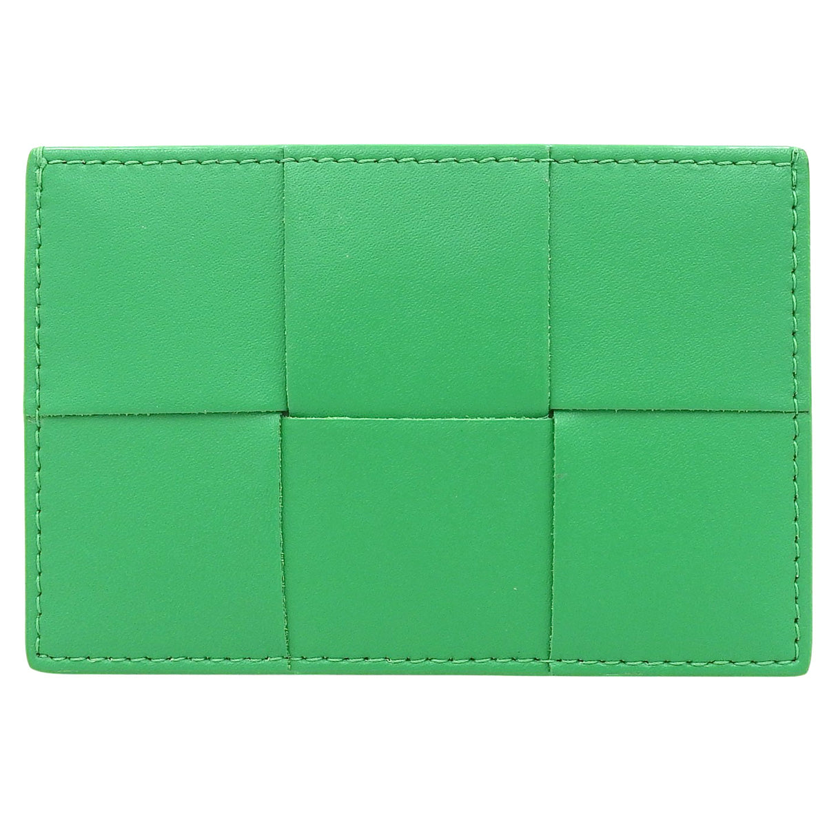 Maxi Intrecciato Cassette Card Case Leather Parakeet 651401VCQC43722