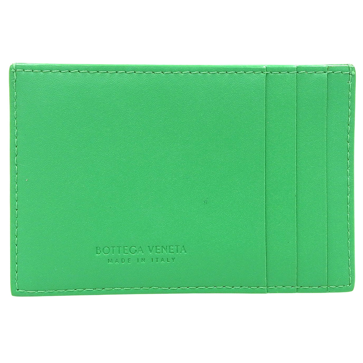 Maxi Intrecciato Cassette Card Case Leather Parakeet 651401VCQC43722