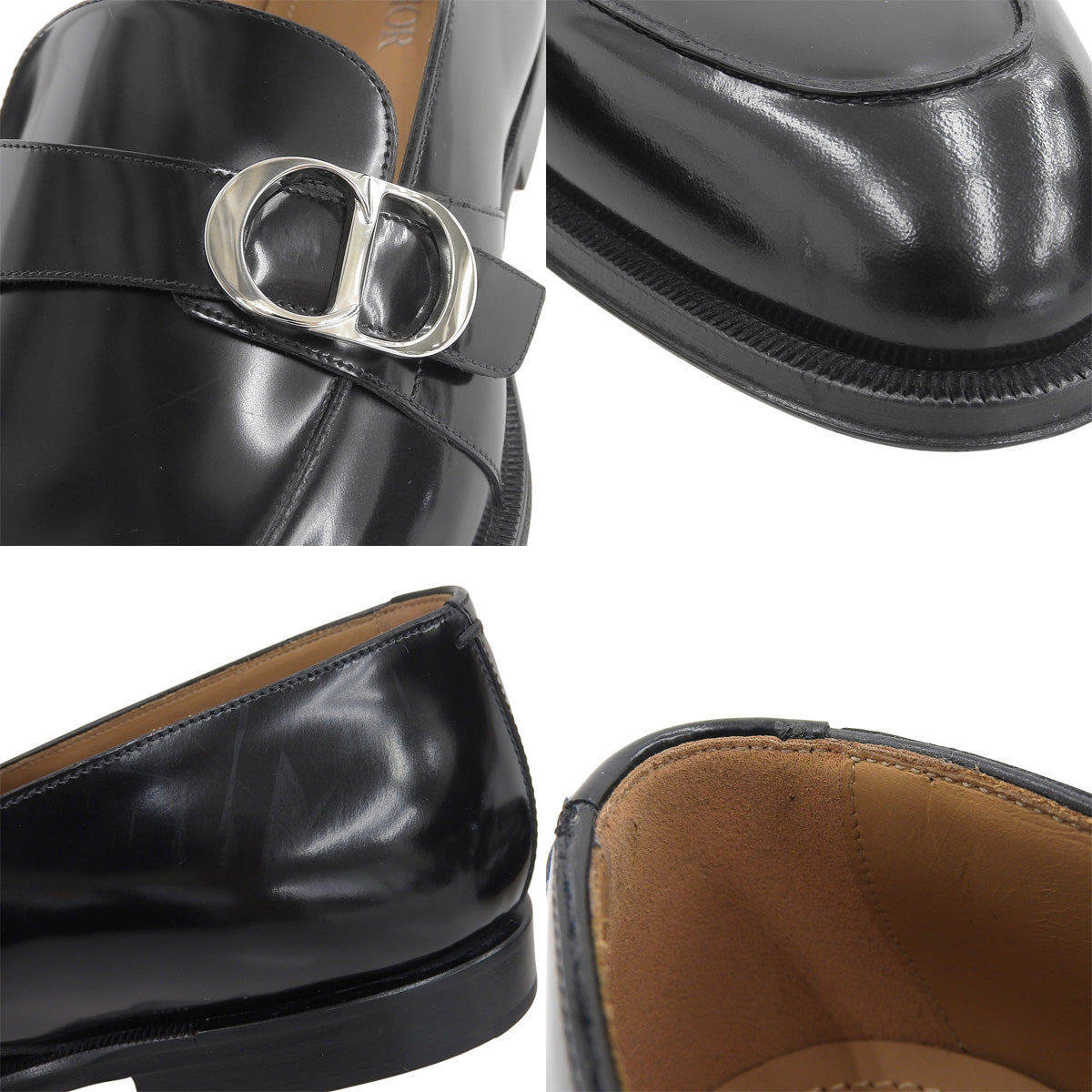 Christian Dior ロゴ ローファー 42 レザー ブラック|Vintage Luxury Brand Specialty Store|Shibuya, Tokyo|alamode
