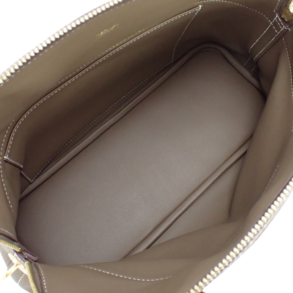 Bolide 31 Taurillon Clemence Etoupe/Etope Gold Hardware Y stamp