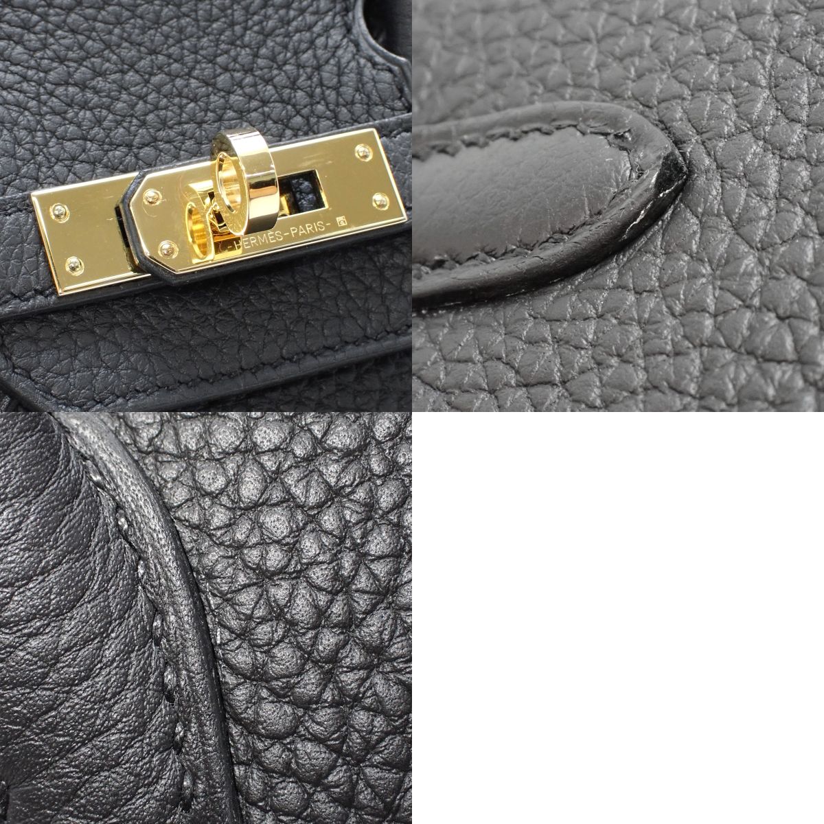 バーキン25 トゴ ブラック ゴールド金具 K刻印