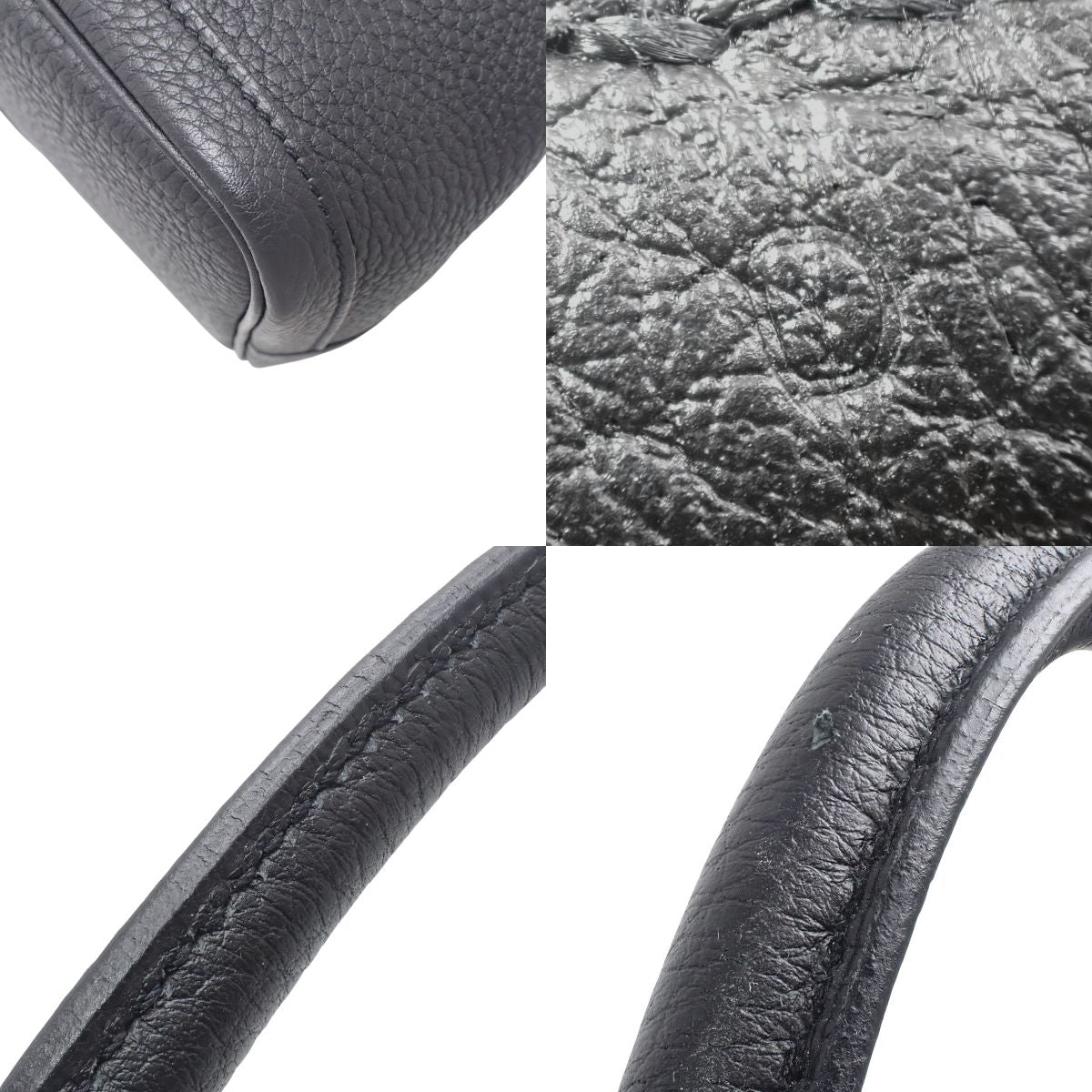 Garden Party PM, Negonda leather, palladium hardware, black, silver hardware, D stamp