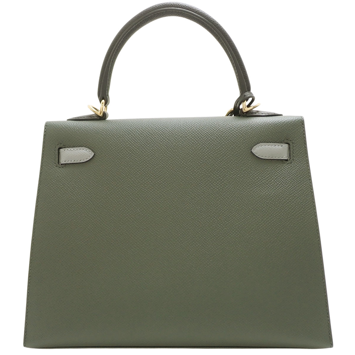 【新品】Kelly 25(外缝)三色 Epsom小牛皮 海芒果绿 杏仁绿 黑色 金色配件 K刻印